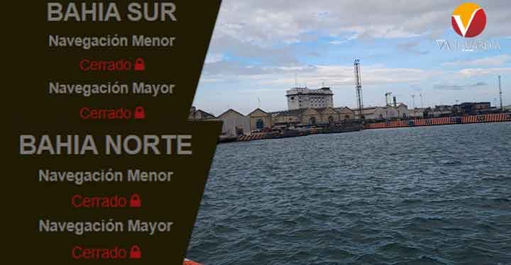 Continúa cerrado el puerto de Veracruz por evento de norte