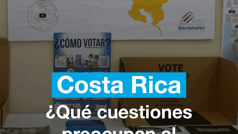 ¿Cuáles son las preocupaciones de los votantes costarricenses?