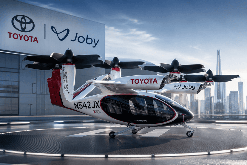 Del asfalto al aire: Toyota y Joby Aviation refuerzan su alianza