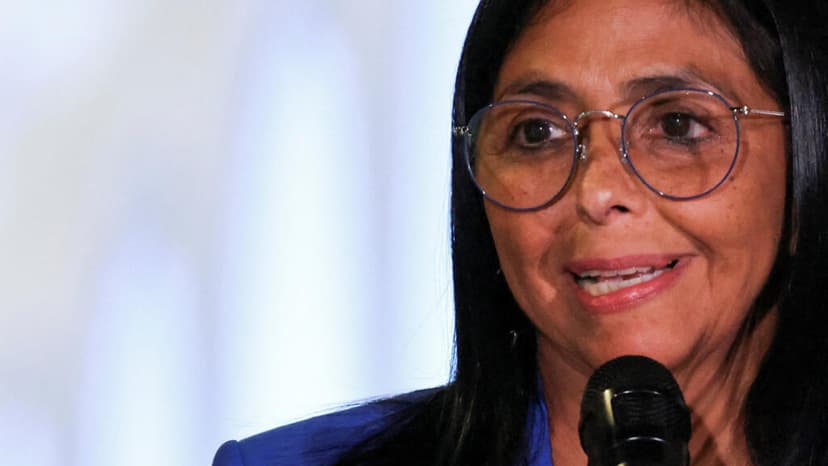 Delcy Rodríguez llama "socio y amigo" a Trump y le pide cesar el bloqueo contra Venezuela