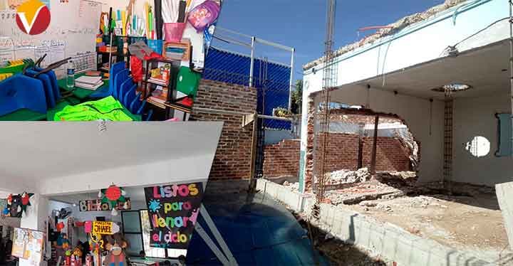 Desalojarán a niños de preescolar de un espacio prestado en El Castillo, Xalapa