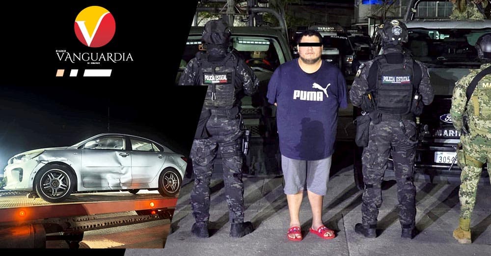 Detienen en Tabasco a “El Balú”, presunto integrante del grupo criminal “La Barredora”