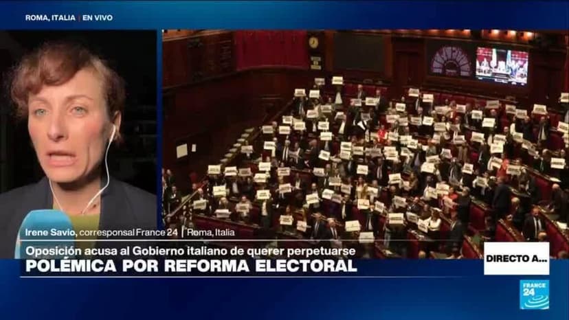 Directo a... Roma y la aprobación de la reforma electoral de Meloni