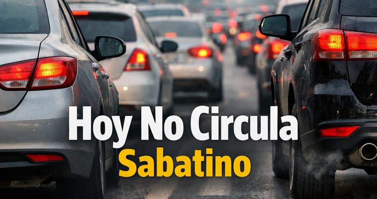 ¿Doble Hoy No Circula Sabatino? la restricción vehicular del 14 de febrero