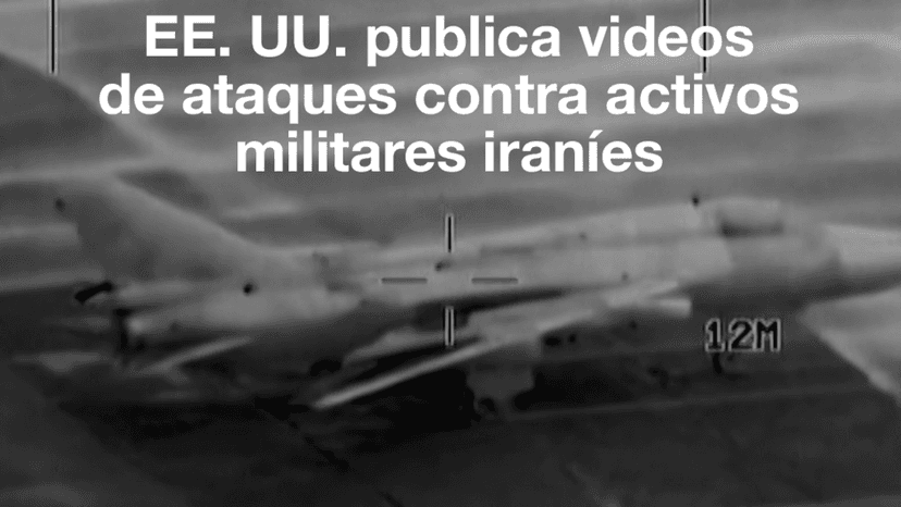 EE. UU. publica videos de su ofensiva en Irán; Teherán "no negociará" con Washington