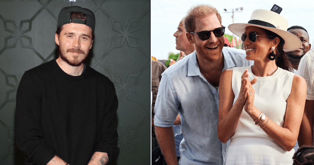 El inesperado gesto de respaldo de Brooklyn Beckham a Meghan Markle y el príncipe Harry
