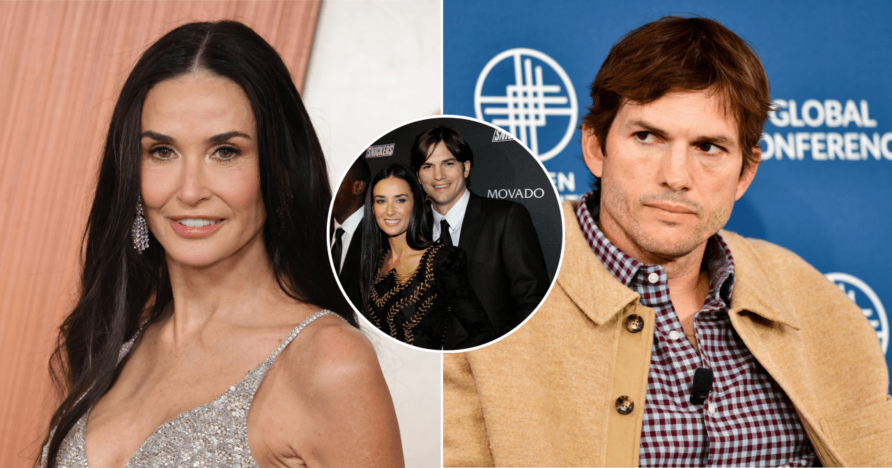 El inesperado mensaje de Ashton Kutcher a su ex esposa, Demi Moore