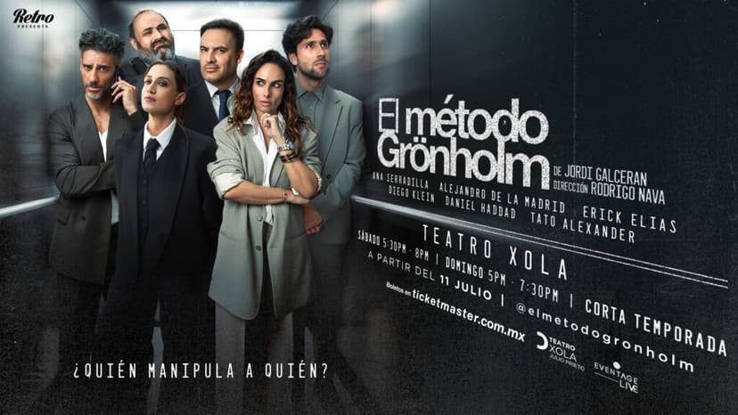 El Método Grönholm: La obra de teatro en CDMX que cuestiona hasta dónde llegarías por un trabajo