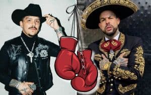 Emiliano Aguilar reta a Christian Nodal a una pelea de box en Ring Royal, proyecto de Poncho de Nigris