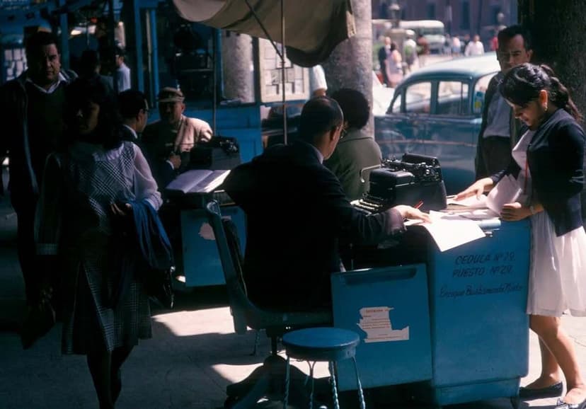 Escribanos de Santo Domingo, antiguo oficio de escribir cartas para los demás
