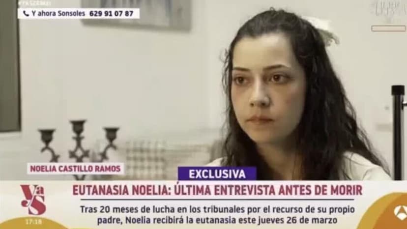 España reabre debate sobre eutanasia tras caso de Noelia Castillo