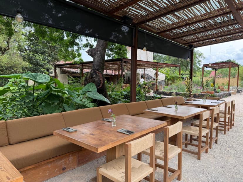 Este restaurante en Tepoztlán lleva la comida del huerto a tu mesa