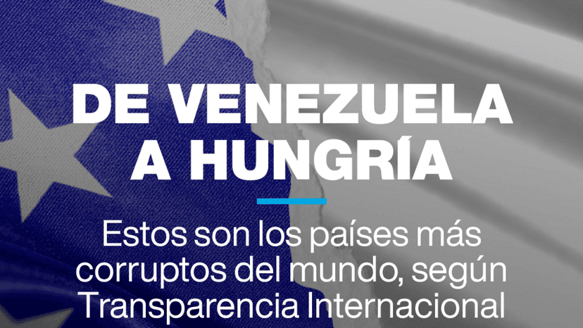 Estos son los países más corruptos del mundo, según Transparencia Internacional