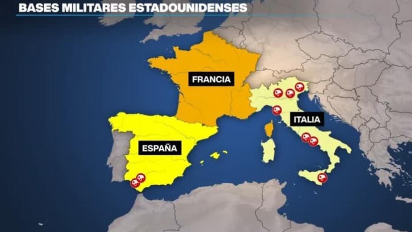 Europa da la espalda a Trump: Italia y Francia limitan uso de sus bases militares a EE. UU e Israel