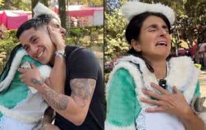 Excelsa y Maradonio se reencuentran años después de La Familia P. Luche | VIDEO