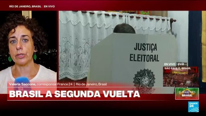 Flávio Bolsonaro y Lula da Silva se enfrentarán en el balotaje en Brasil