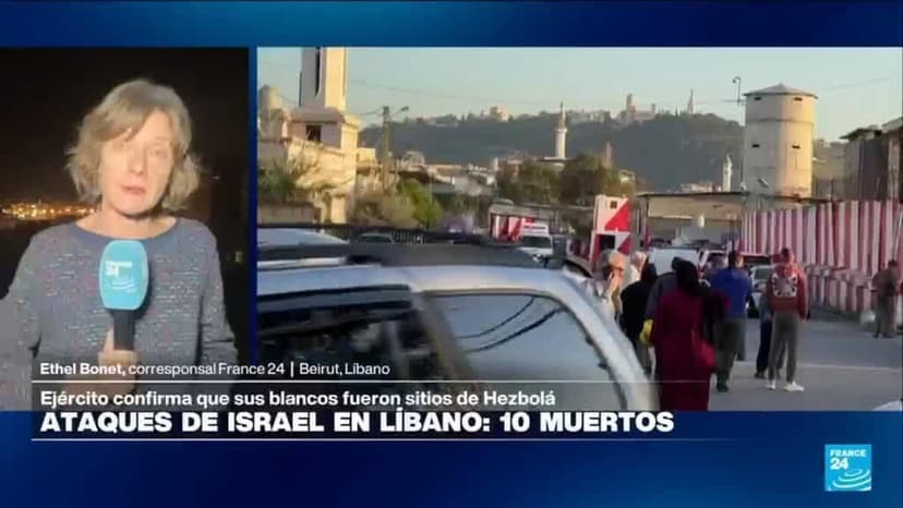 Informe desde Beirut: al menos diez muertos por ataques israelíes en Líbano