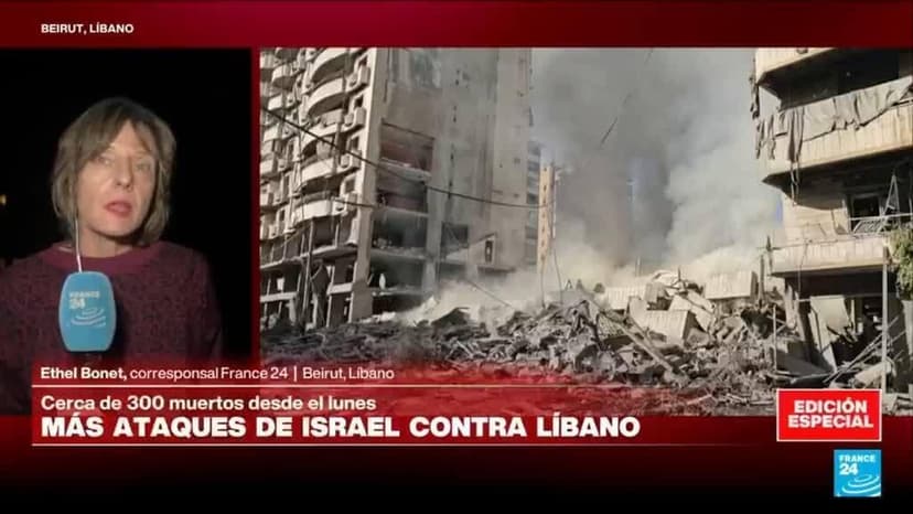 Informe desde Beirut: aumenta cifra de muertos y desplazados en Líbano por ataques de Israel