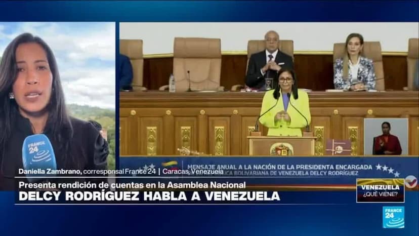 Informe desde Caracas: Delcy Rodríguez rinde cuentas ante a la Asamblea Nacional