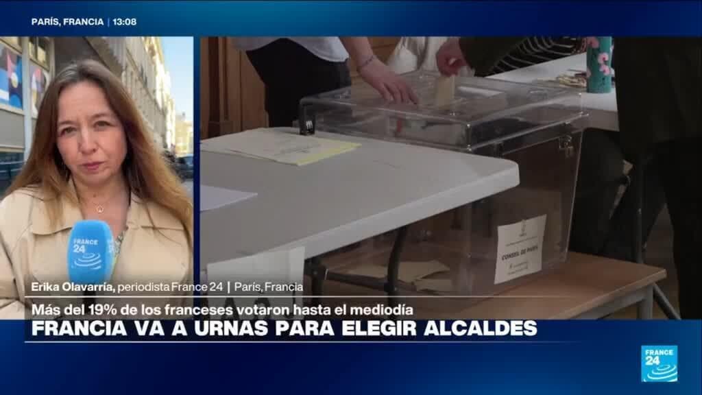 Informe desde París: la participación supera el 19% en las elecciones municipales en Francia
