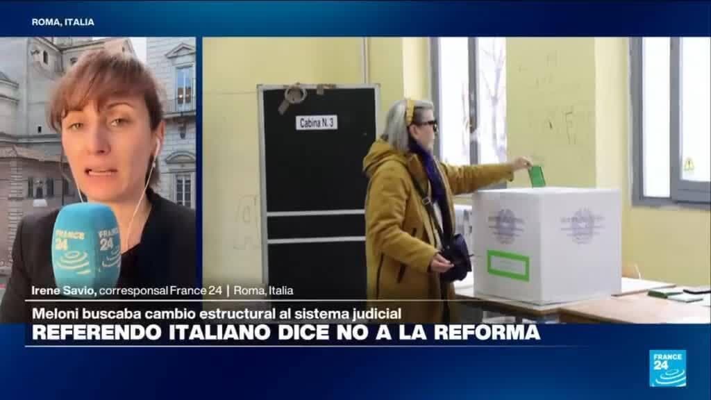Informe desde Roma: Italia votó "no" a reforma judicial de Meloni