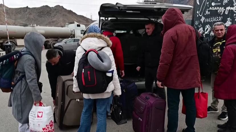 Irán: miles de ciudadanos cruzan la frontera hacia Armenia huyendo de la guerra