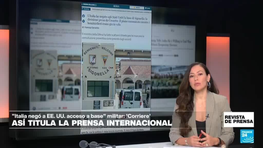 "Italia negó a Estados Unidos el acceso a la base de Sigonella": 'Corriere della Sera'