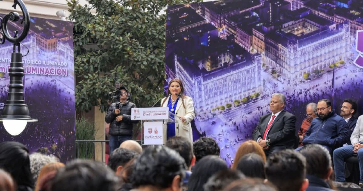 La CdMx anuncia iluminación monumental en el Centro Histórico rumbo al Mundial 2026