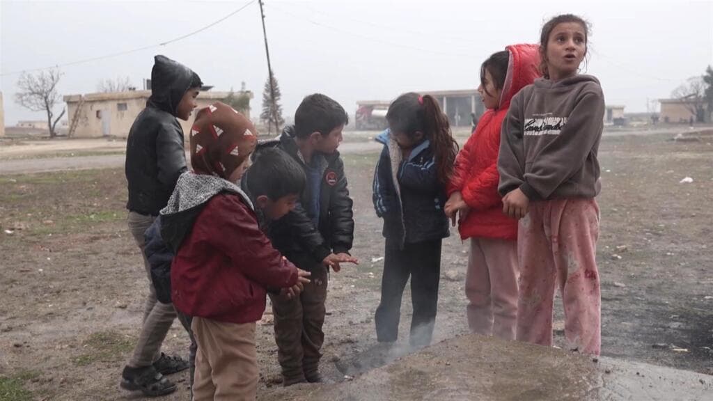 La crisis humanitaria en el norte de Siria mantiene a los refugiados kurdos atrapados