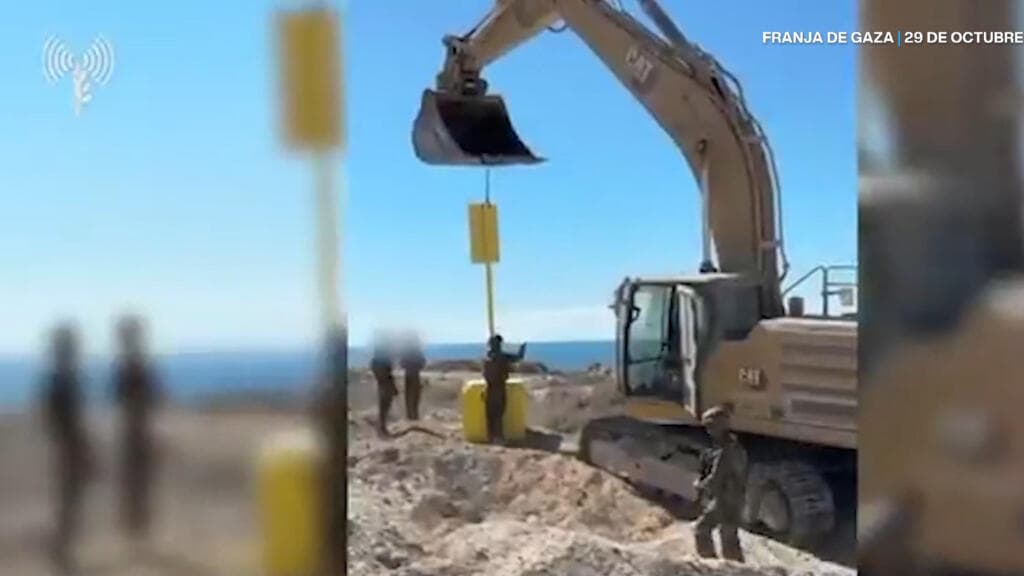 La "línea amarilla": un límite impreciso que impide el regreso de miles de desplazados