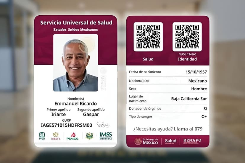 La nueva Credencial Universal de Salud ya tiene fecha en México: estas personas serán las primeras en tramitarla