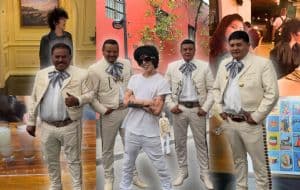 LP llegó a México, fue por pulque, cantó con Mariachi, recorrió el centro de CDMX y estuvo en Garibaldi