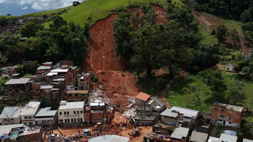 Más de 20 muertos y decenas de desaparecidos por las fuertes lluvias en el sureste de Brasil