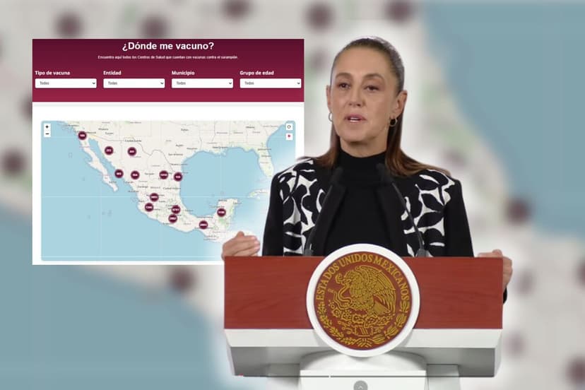 México lanza sitio para localizar los 21,000 módulos de vacunación contra el sarampión en todo el país