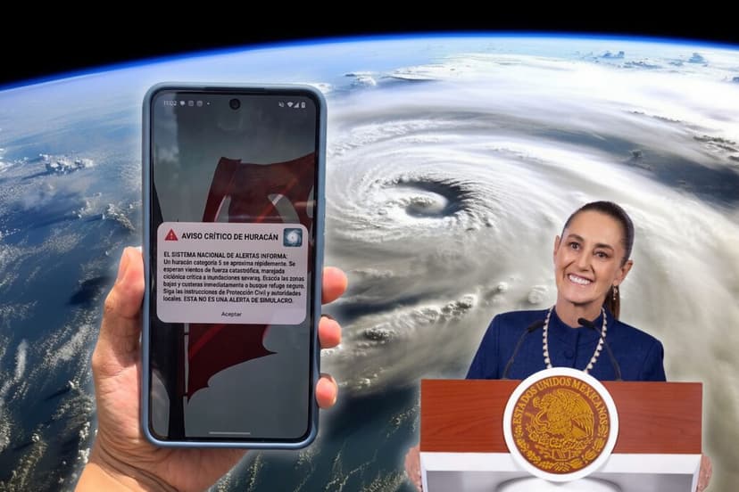 México prepara la siguiente generación de alertas para celulares: también incluirán avisos sobre huracanes y ciclones