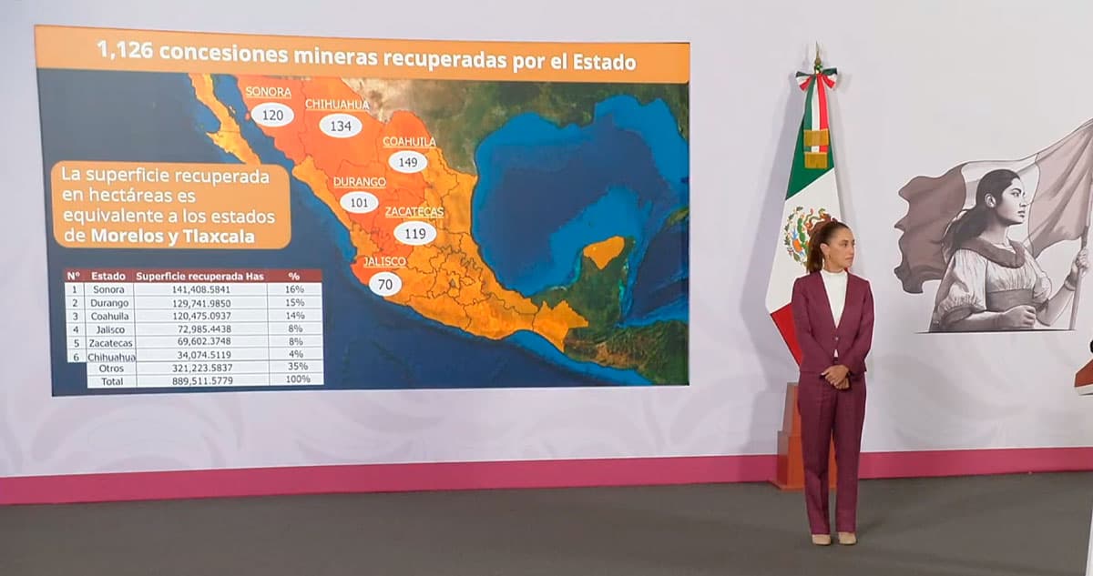 México recupera mil 126 concesiones mineras; 713 están en Áreas Naturales Protegidas