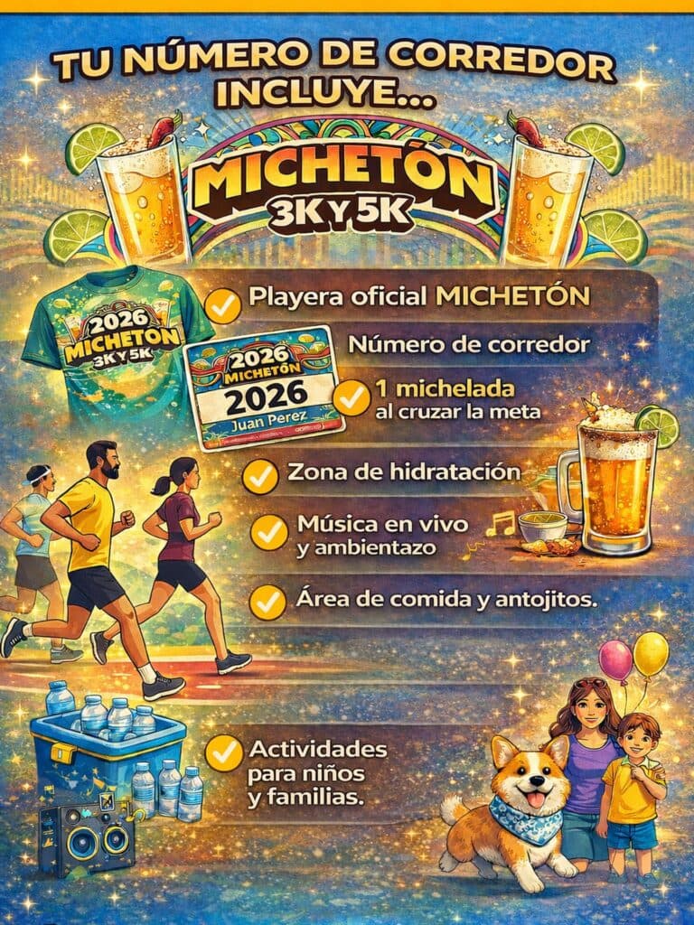 Micheladas, música en vivo y más en el Michetón 2026: ¿cómo participar en la carrera?