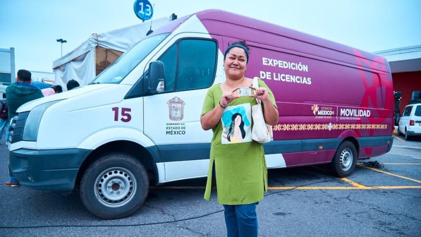 ¿Necesitas tu licencia? Checa dónde están las Unidades Móviles en Edomex
