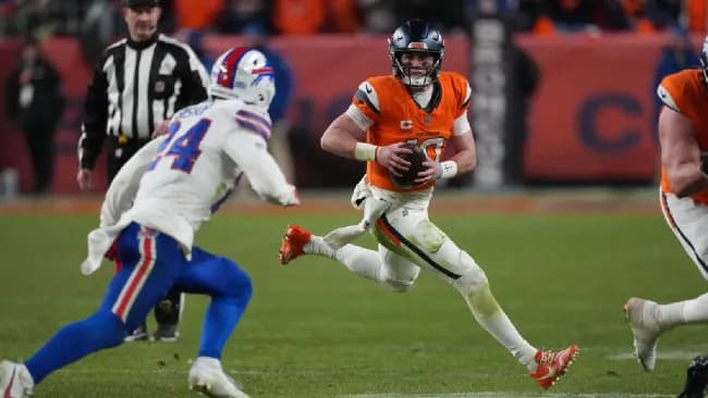 NFL 2025: Bo Nix y otros jugadores que se lesionaron en los Playoffs