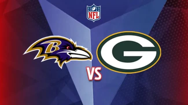 NFL: ¿Cuándo y dónde ver el Baltimore Ravens vs Green Bay Packers?