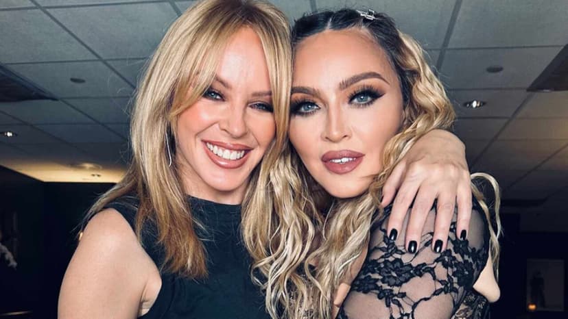 Ni confirman ni desmienten, pero Madonna y Kylie Minogue alimentan la esperanza de una colaboración en 'Confessions II'