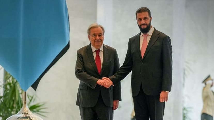 "No escatimen esfuerzos": Guterres aboga por la reconstrucción de Siria durante su visita a Damasco