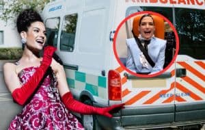 Piden sanción a Natalia Jiménez por usar una ambulancia con alarma encendida para llegar al cumpleaños de Carlos Rivera