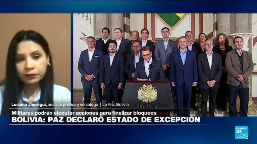 ¿Por qué Rodrigo Paz decretó el Estado de Excepción en Bolivia?