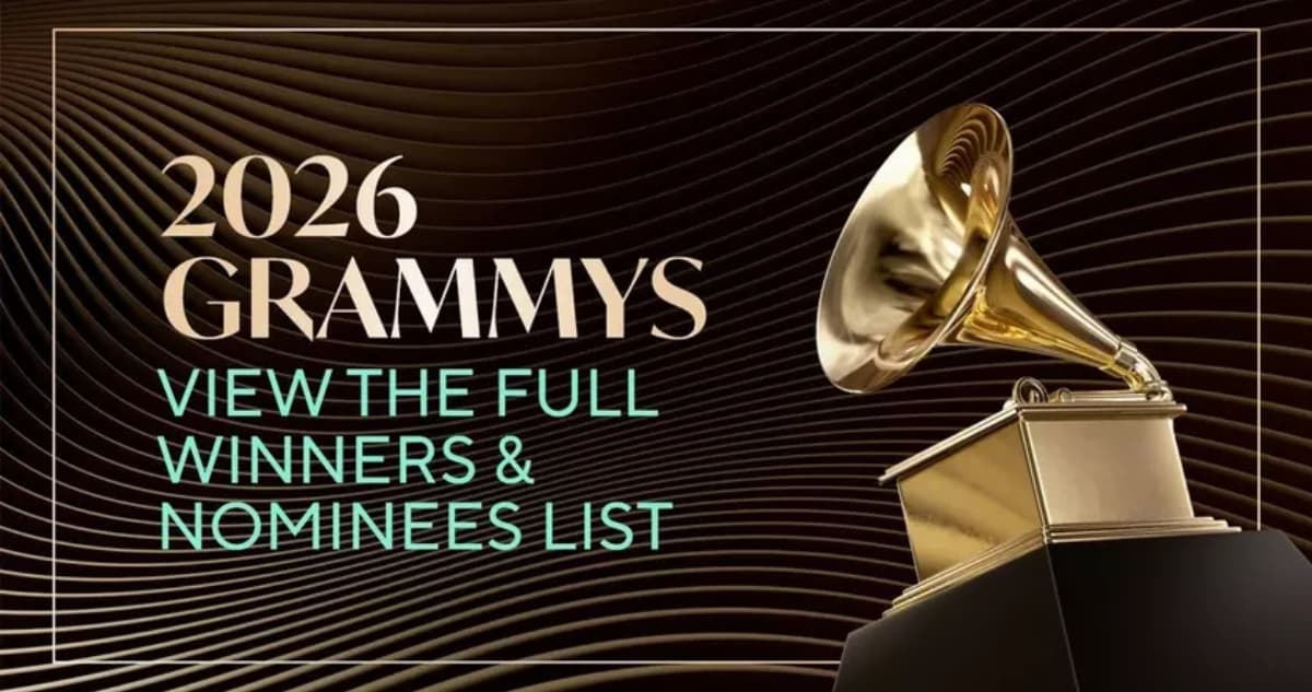 Premios Grammy 2026: ¿Te perdiste la ceremonia? Checa la lista completa de ganadores