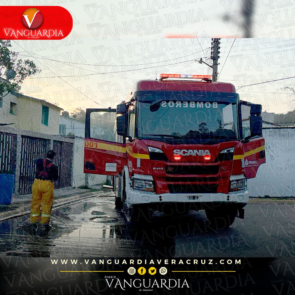 Privan de la libertad a dueño de la pizzería “Bocholos” en Poza Rica e incendian su casa