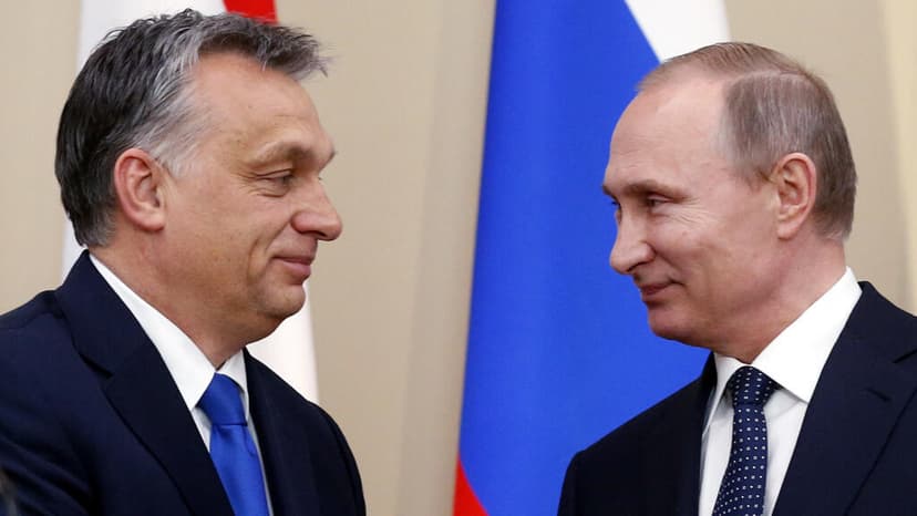 Putin - Orban: lo que se sabe de las supuestas filtraciones de Hungría a Rusia de conversaciones de la UE