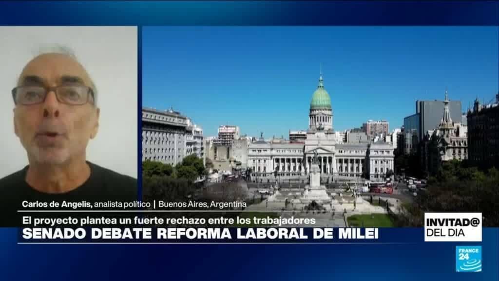 ¿Qué posibilidad tiene de ser aprobada la polémica reforma laboral de Milei en Argentina?