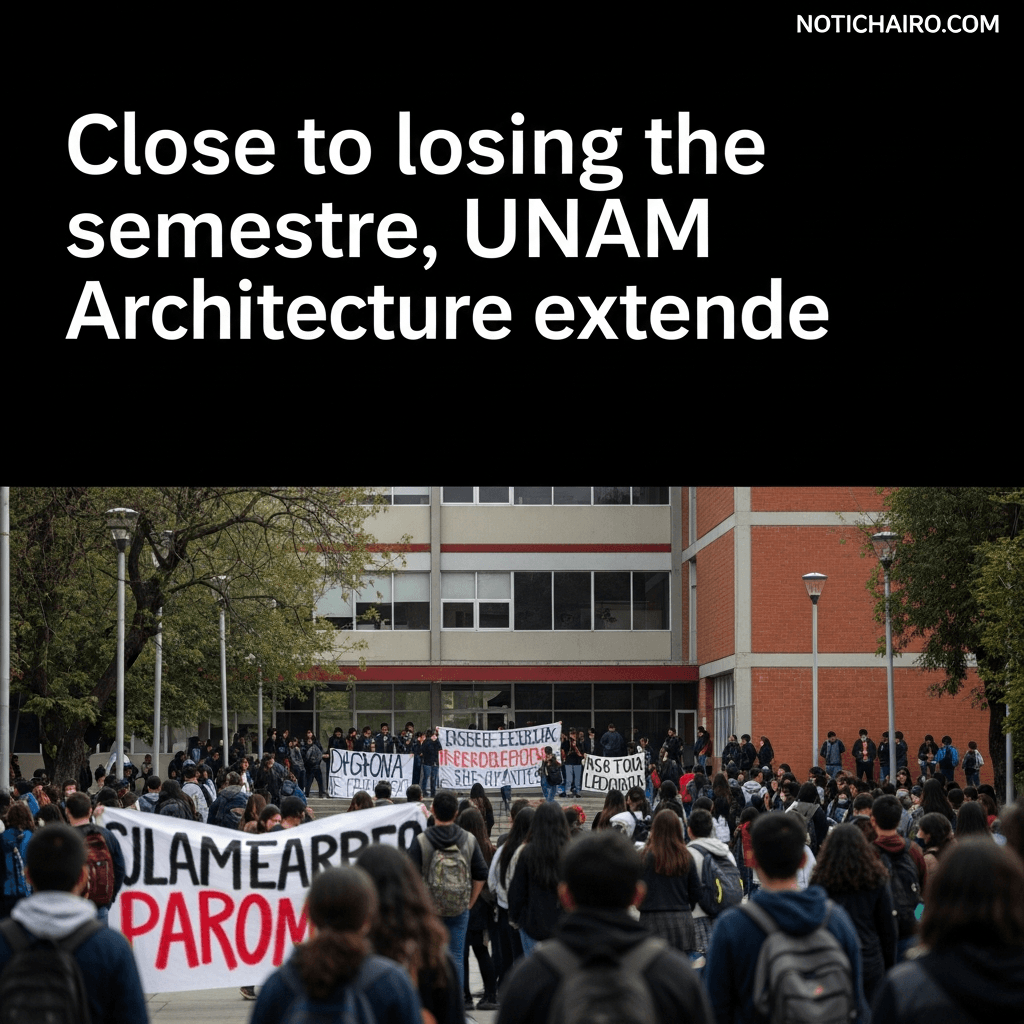 A punto de perder el semestre, Arquitectura de la UNAM alarga paro
