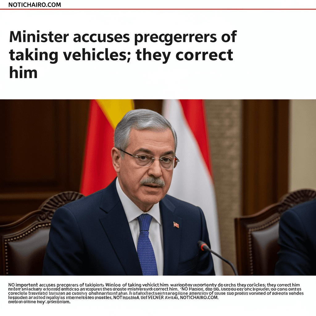 Acusa ministro a sus antecesores de llevarse vehículos; lo corrigen